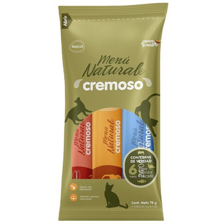 Cremoso Sabores Surtidos Para Gatos Italcol