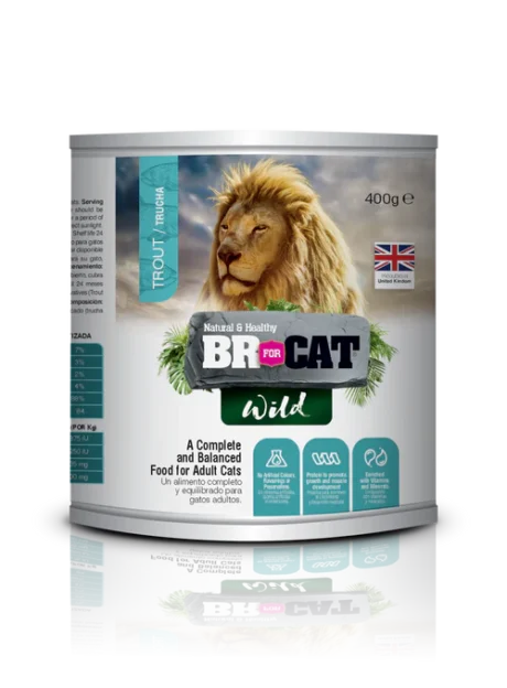 Alimento Húmedo Para Gato Br For Cat Wild Trucha