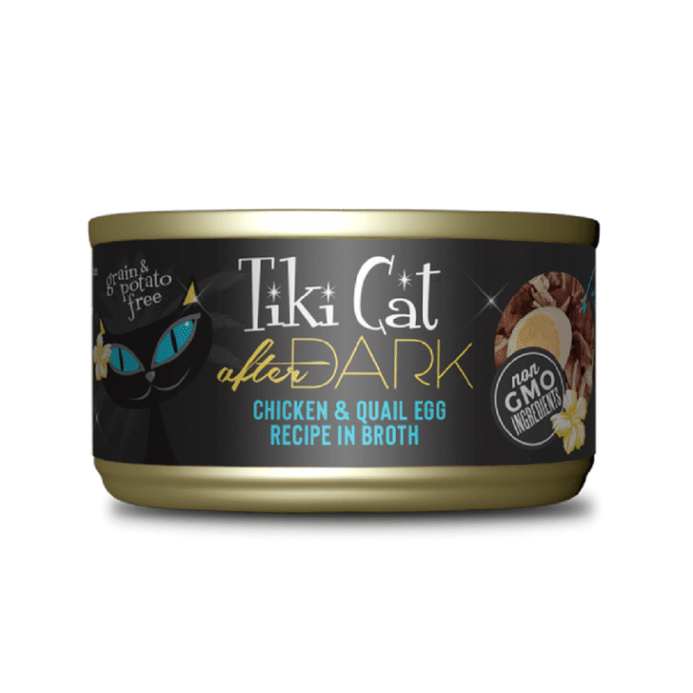 Alimento Húmedo Para Gato Tiki Cat Pollo y Huevo Codorniz