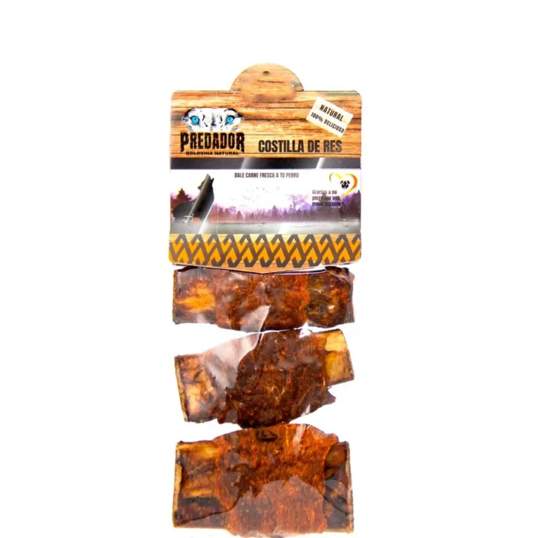 Snack Predador Costilla de Res Para Perros