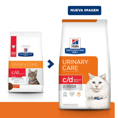 Comida Para Gato Hills Prescription Diet Multicare Pollo C/D Strees Pollo x 4 libras