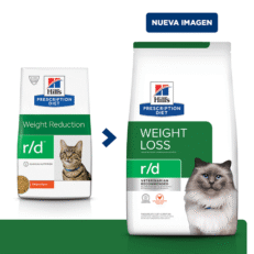Comida Para Gato Hills Prescription Diet Reducción De Peso R/D Pollo x 4 libras